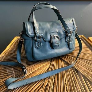 Coach Campbell Mineral Blue Handbag